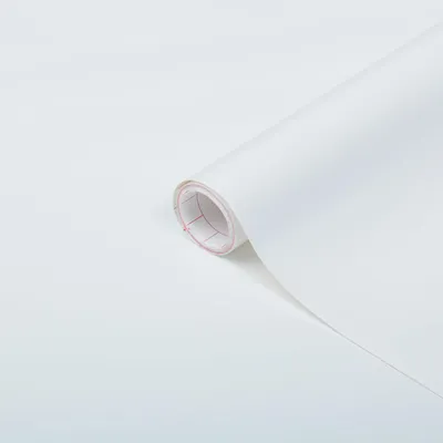 Productafbeelding van d-c-fix meubelsticker, effen, satijnachtig, wit, 45 cm x 15 m