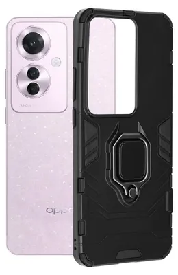 Produktbild von Techsuit Shield Silicone Back Cover Hülle für Oppo Reno11 F 5G - Schwarz