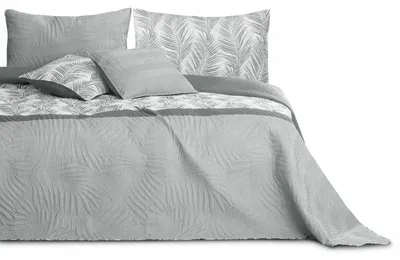Produktbild von AmeliaHome Tagesdecke tropische Blätter 170x210cm gesteppt