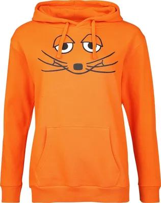 Produktbild von Die Sendung mit der Maus Kapuzenpullover Damen Die Maus orange L