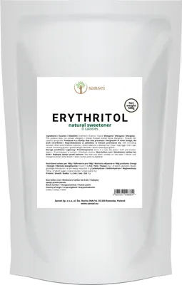 Produktbild von Sansei Erythrit 0,5kg - Kalorienfreier Zuckerersatz
