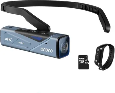 Immagine prodotto di ORDRO EP7 PRO 4K Videocamera portatile a mani libere Mini videocamera Full HD 1080P 60FPS con risoluzione 4K, 60FPS, compatta e leggera, ideale per il vlogging e i viaggi