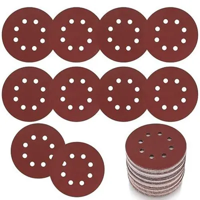 Zdjęcie produktu dla Krążki szlifierskie 125MM ziarnistość 180 tlenek glinu 15 szt.