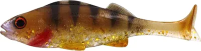 Produktbild von Westin Perch Shadtail 12cm 19g - 2 Gummiköder, Farbe:T Gold Perch