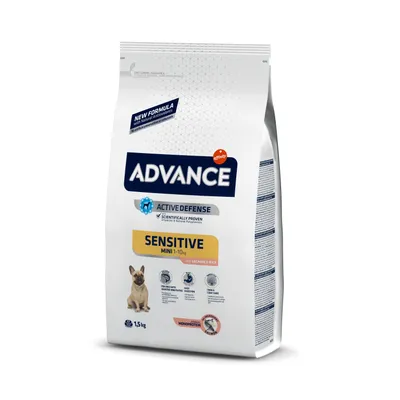 Productafbeelding van ADVANCE Mini Sensitive - droogvoer voor kleine honden met voedingssensitiviteit, 1,5 kg