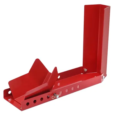 Image de Support de montage pour moto, pour roue arrière - Support de roue - Capacité de charge : 500 kg - Pour jantes de 20 à 61 cm - Pour pneus de 14,5 cm de largeur - Acier - Rouge