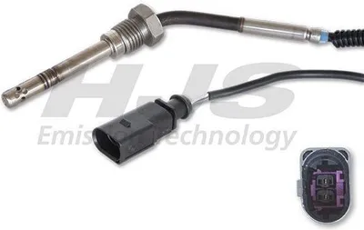 Produktbild von HJS 92 09 4088 Abgastemperatursensor für AUDI A4 Avant (8ED, B7) M14x1.5 555mm