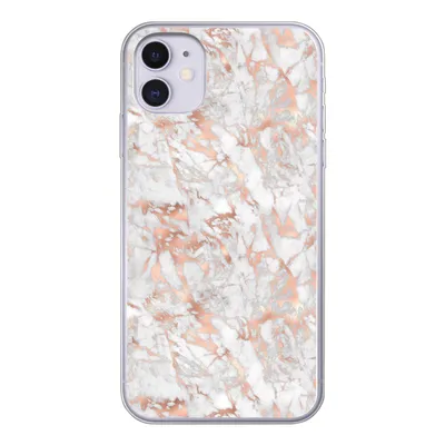 Produktbild von MuchoWow® Handyhülle Schutzhülle Hülle für iPhone 11 Marmor - Roségold - Luxus - Muster Silikon Softcase Handy Hülle - Handytasche