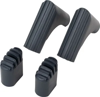 Produktbild von Hailo Fuß-Set 4 Stück für Steig- und Stützholm Leifheit Klapptritt 30x15mm