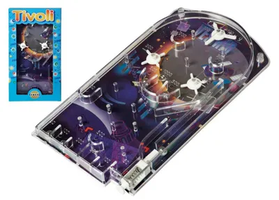 Produktbild von Pinball Tivoli – Gesellschaftsspiel/Denkspiel, 17 x 31,5 x 2 cm, in der Verpackung