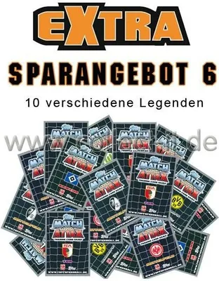 Obrázek produktu pro Match Attax EXTRA - Spar 6 - 10 různých legend - Sezóna 12/13
