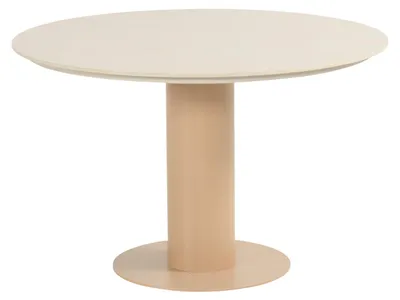 Produktbild von Runder Gartentisch Girona | ø120cm | Cappuccino | Aluminium und Keramik | Hartman