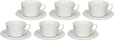 Immagine prodotto di La Porcellana Bianca set 6 tazze da té con piattino 180 ml P004300016Z