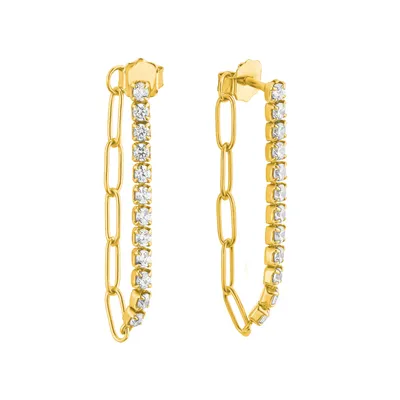Produktbild von s.Oliver 2028514 Damen Ohrstecker Sterling-Silber 925 Gold weiß