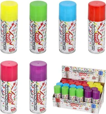 Produktbild von Luftschlangenspray 100 ml, Höhe 13,5 cm, Ø 4,5 cm