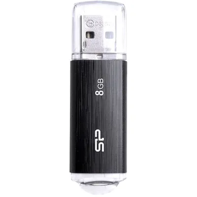 Image de Silicon Power USB-Stick 8GB USB2.0 U02 Plastic Black