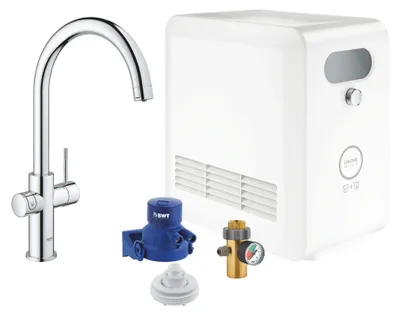 Produktbild von GROHE 31323002, Standard, Chrom, Hebelgriffe, Einzelbild, Typ C, Keramik