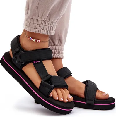 Zdjęcie produktu dla Damskie Sandały Na Platformie Lee Cooper LCW-24-05-2751L Czarne 36