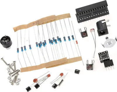 Produktbild von Kompaktowy 4-cyfrowy cyfrowy zegar LED do samodzielnego montażu z przezroczystą obudową i regulacją temperatury, datą i godziną