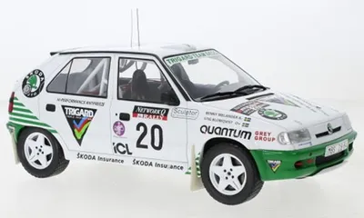 Obrázok produktu pre Škoda Felicia Kit Car #20 S.Blomqvist/B.Melander RAC Rally 1995 IXO 1:18