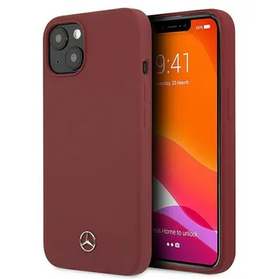Image de Mercedes Mehcp13Ssilre Iphone 13 Mini5,4 Czerwony/Red Hardcase Silicone Line