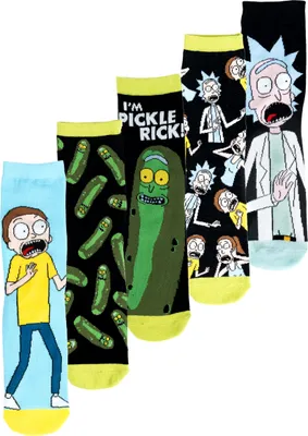 Produktbild von Rick and Morty Socken für Herren - Männer Sneaker Strümpfe 40-45 (5er Pack) 40-45