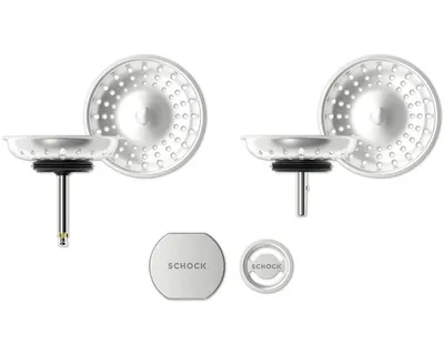 Immagine prodotto di Parti visibili SCHOCK in acciaio inox 400063EDM - aggiornamento per il raccordo di scarico PREMIUM 410063CHR dall'anno di produzione 2024