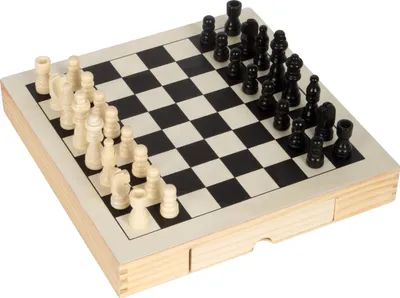 Produktbild von Spiele-Set Schach, Dame & Mühle