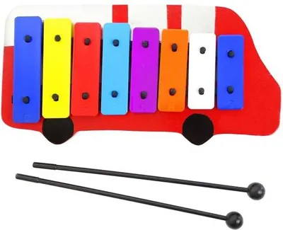 Produktbild von keepdrum Feuerwehr Glockenspiel mit Notenheft