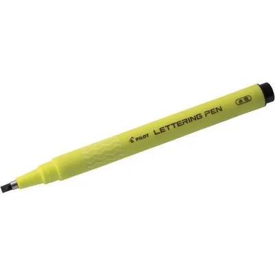 Produktbild von Pilot Lettering Pen Broad, Schwarz, 0,3 mm, Weiß