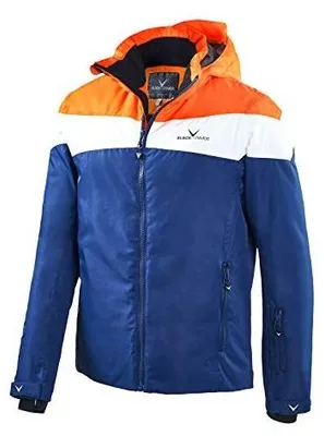 Zdjęcie produktu dla Kurtka narciarska męska black crevice snowboardowa zimowa wodoodporna
