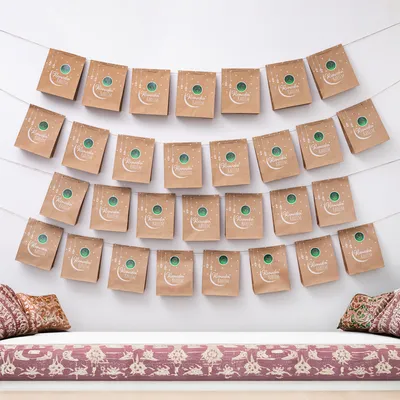 Produktbild von Geschenktüten für Eid Mubarak | Packung mit 30 Papiertüten | geeignet für Süßigkeiten & Geschenk | Eid Dekoration Set | Ramadan 2025