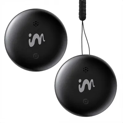 Productafbeelding van imoshion Wireless Tag - Bluetooth Tracker voor Android - 2 pack - Zwart