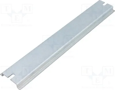 Image de 1 rail DIN ZP21014060 TZ35.179, boîtier - autres accessoires. Dimensions : L : 196 mm, l : 35 mm