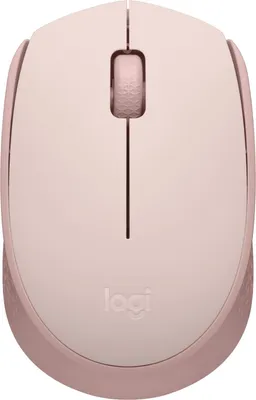 Produktbild von Logitech M171 - Maus - rechts- und linkshändig - optisch - 3 Tasten - kabellos - 2.4 GHz - kabelloser Empfänger (USB) - pink