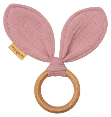 Produktbild von Beißring für Babyohren New Baby Ears rosa