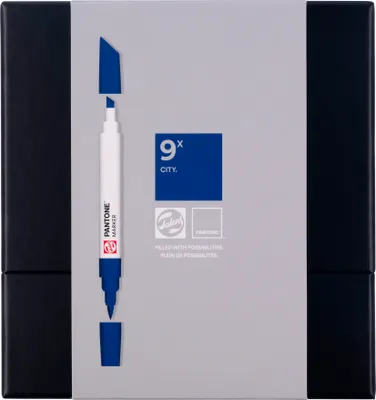 Produktbild von Talens 105009915, 9 Stück(e), Mehrfarbig, Meißel-/Bürstenspitze, Mehrfarbig, Rund, Tinte auf Wasserbasis