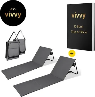 Obrázok produktu pre Famanu plážová podložka s opierkou – pohodlná a skladacia – 2 v 1