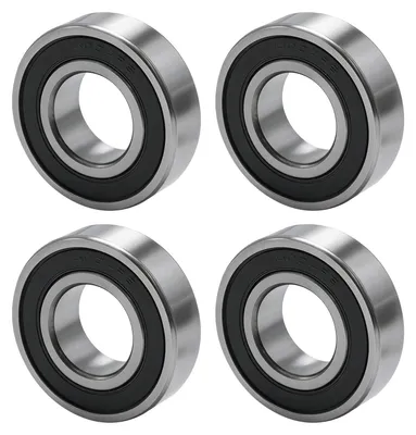 Kugellager 6004-2RS 20x42x12 mm, 4 Stück, doppelt abgedichtet