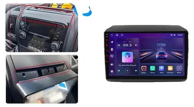 Immagine prodotto di CarPlay, lettore multimediale, sistema di navigazione, compatibile con Fiat Ducato / Peugeot Boxer / Citroen Jumper (X250) dal 2006 al 2014, ventola di raffreddamento integrata, navigazione GPS Android, modello V1 Pro (2GB-64GB) - B