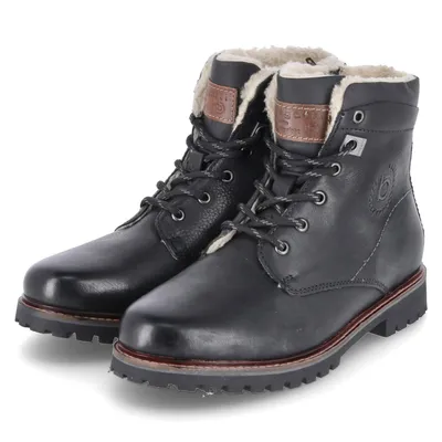 Produktbild von Bugatti Herren Schnürboots/ Winterstiefeletten Schwarz Glattleder Größe: 44