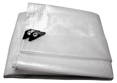 Produktbild von Wasserdichte Abdeckplane 8x12m – Gewebeplane 120g/m² – Tarp – Abdeckplane mit Ösen – UV-beständige Plane