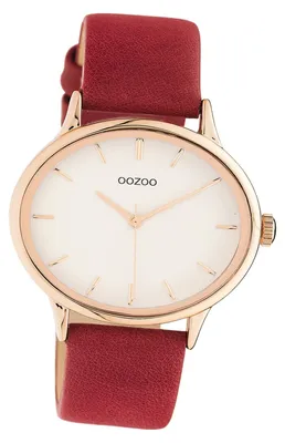 Imagen del producto de Reloj de pulsera Oozoo Damenuhr, correa de cuero, movimiento de cuarzo, esfera analógica, modelo D3UOC11053