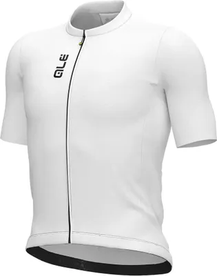 Obrázek produktu pro Ale Pragma Color Block cyklistický dres s krátkým rukávem, bílý, velikost S, pánský, bílý, velikost S