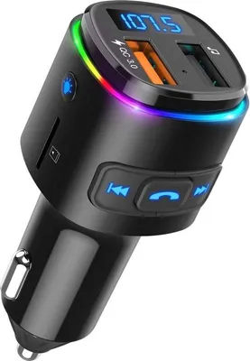 Immagine prodotto di Trasmettitore e ricevitore Bluetooth 2 in 1 per auto