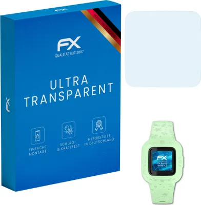 Produktbild von atFoliX FX-Clear 3x Schutzfolie kompatibel mit Garmin Vivofit jr. 3 Displayschutzfolie