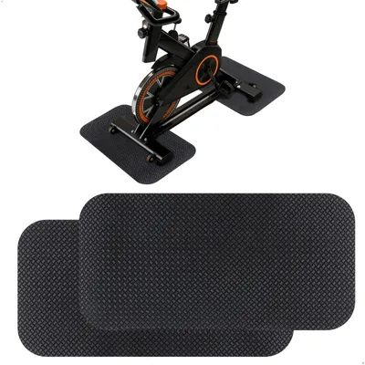 Produktbild von 2 Stück Bodenschutzmatten für Fitnessgeräte, 63,5 x 30 x 0,5 cm