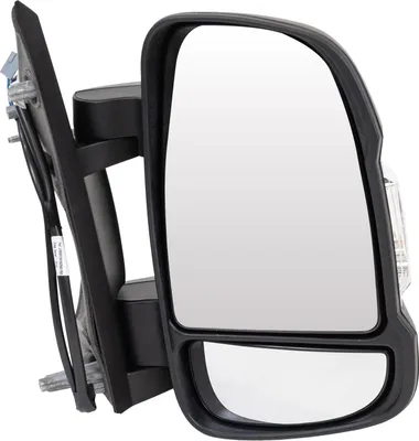 Immagine prodotto di Specchio retrovisore esterno, lato destro, per FIAT Ducato furgone (250, 290). Convetto, riscaldato, con superficie smerigliata, azionamento elettrico