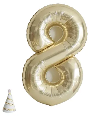 Zdjęcie produktu dla Balony z cyframi, rozmiar 40 cali, idealne na różne uroczystości, 8 sztuk, 40 cali