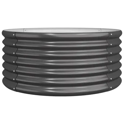 Immagine prodotto di Vaso Giardino Acciaio Zincato 80x80x36cm Antracite